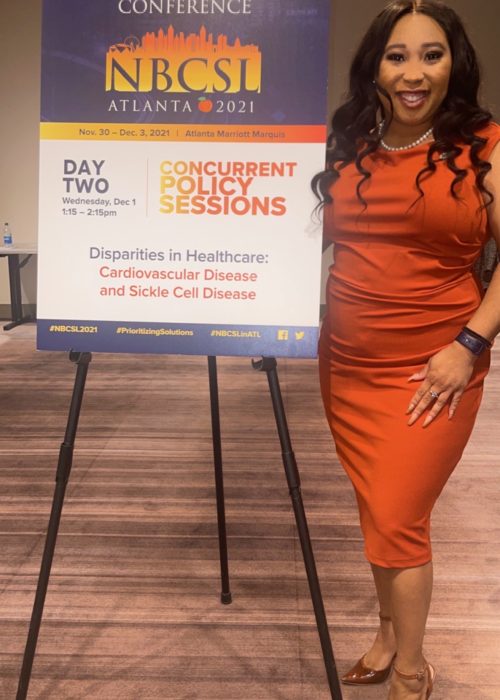 Representative Ajay Pittman hosted a National panel on Disparities in Healthcare: Cardiovascular Disease and Sickle Cell Disease at the 2021 National Caucus of Black State Legislators Annual Conference in Atlanta, GA.